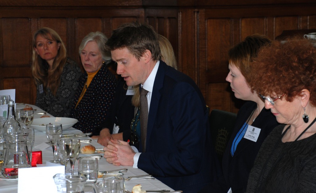 Tristram Hunt speaking at the APPG for Education Annual Lunch